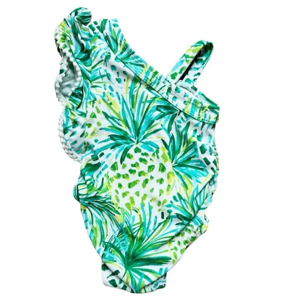 Janie and Jack Baby Pineapple Ruffle One Piece Bathing Suit. 6-12 Months. NWOT. - Picture 3 of 10
